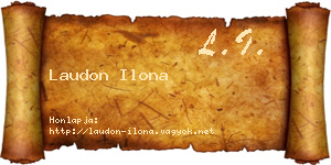 Laudon Ilona névjegykártya